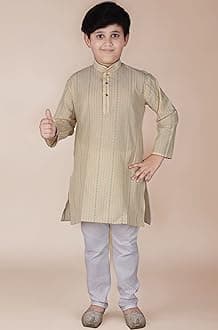 Pro-Ethic Style Developer Boy's Cotton Striped Kurta Pyjama For s | Kurta Paijama Set