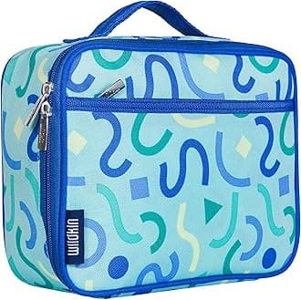 Kids Insulated Lunch Box – Durable and Reusable for School & Travel - Confetti Blue