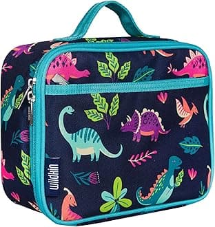 WildkinKids Insulated Lunch Box – Durable and Reusable for School & Travel - Darling Dinosaurs