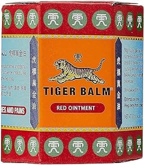 Tiger Balm Red Ointment | For Effective Relief From Joint Pain, Back Pain, Body Pain, Knee Pain, Muscular Aches & Sprains | 30g