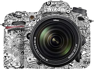 WRAPTURE. Premium DSLR Camera Scratchproof Protective Skin for Nikon D7500 - No Residue Removal, Bubble Free, Scratch Resistant, Stretchable, HD Quality Printed - HDCS-Nikon-D7500 (Design 08)