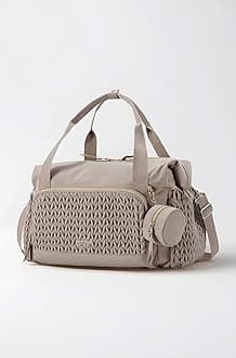 Diaper Bag, Large Capacity Travel Diaper Bag, Hospital Bag for Work, Baby Bag with Pacifier Case